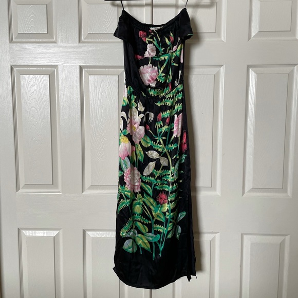 Kite and Butterfly Wild Rose Silk Rio Maxi Dress - XS - Picture 4 of 9